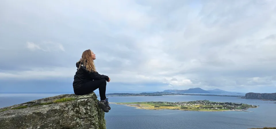 PAulina i widok Fjordu