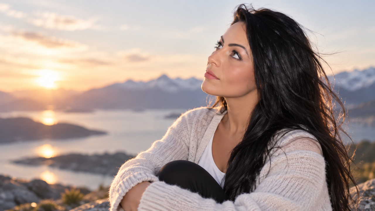 Magdalena Feminine Movement i et ettertenksomt portrett til en artikkel om å gi slipp på kontroll, relasjoner og å stole på seg selv.