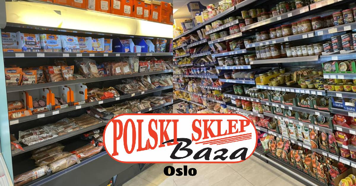 На снимке польский продуктовый магазин в Осло, Норвегия.